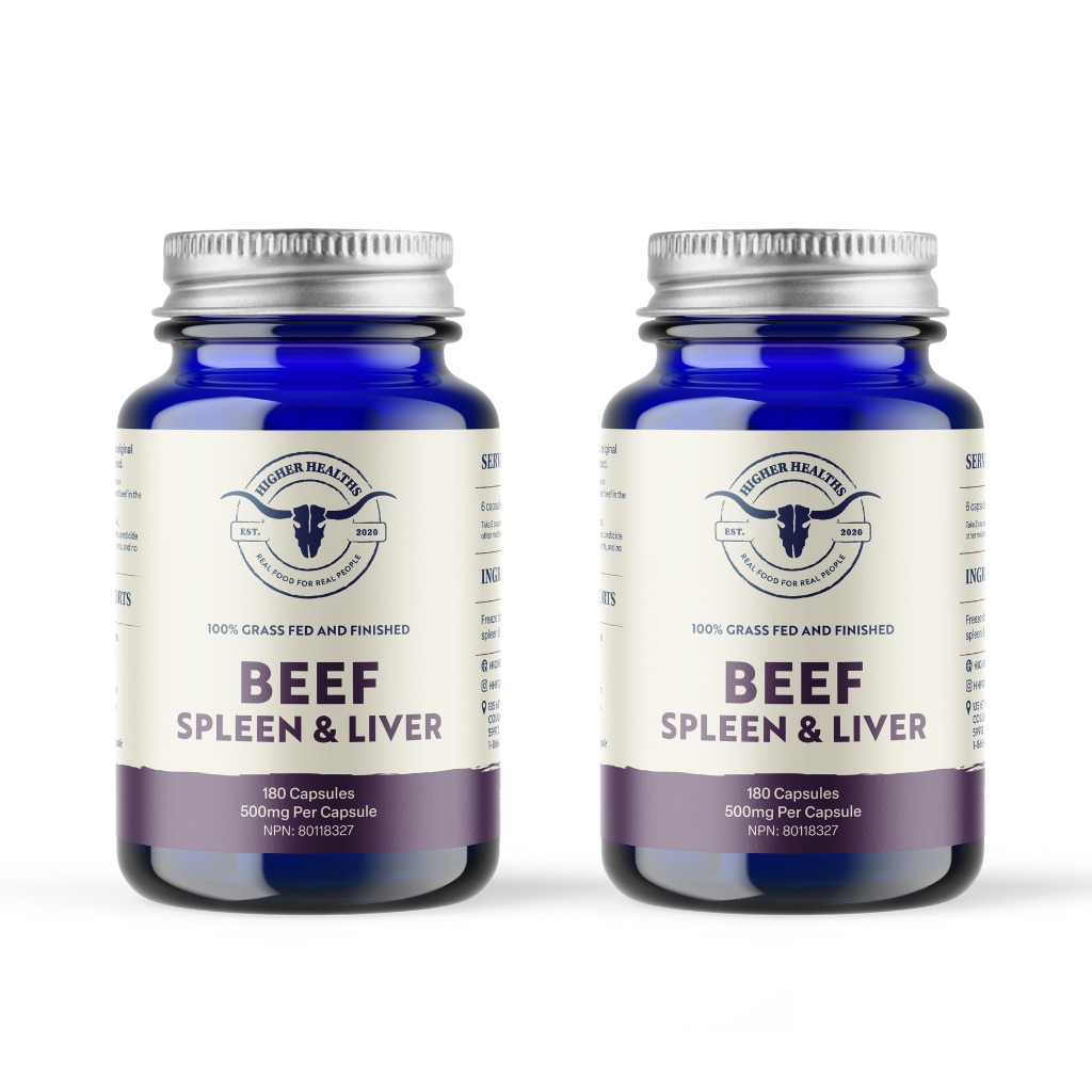 2 Pack - Beef Spleen & Liver