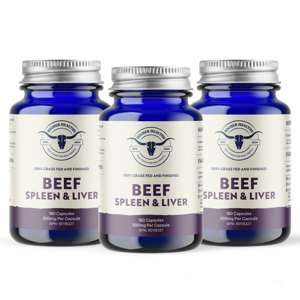 3 Pack - Beef Spleen & Liver