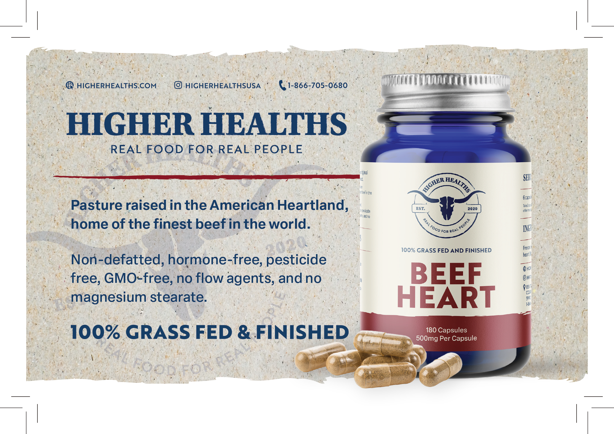 2 PACK - Beef Heart - Antioxidant Abundance