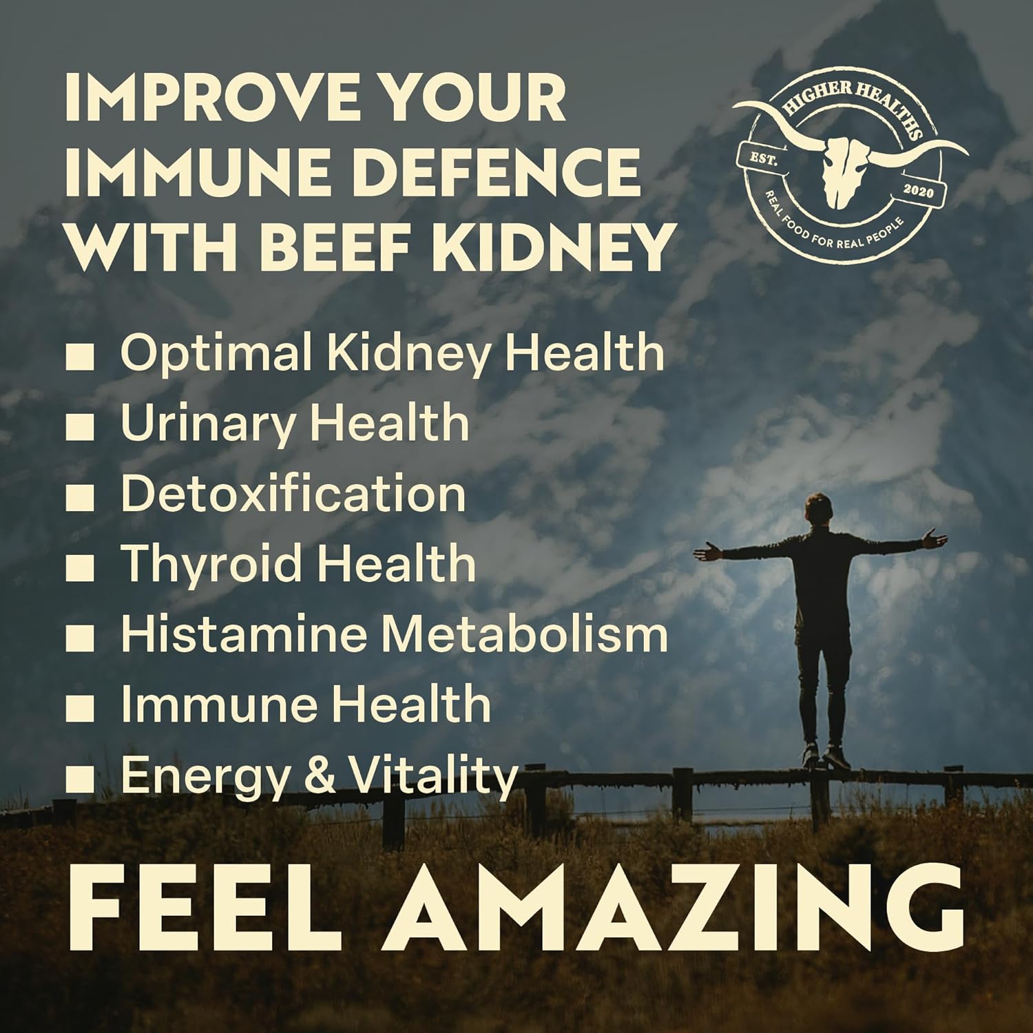 2 PACK - Beef Kidney - Immune Maker